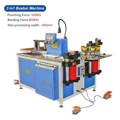 Mesin Pengolah Busbar 3 In 1 Multifungsi